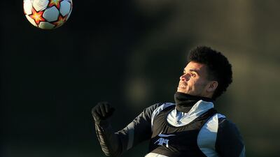Liverpool's Colombian midfielder Luis Diaz. AFP