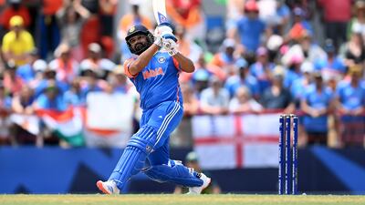 Rohit Sharma (India v Australia): 100 metres. Getty Images