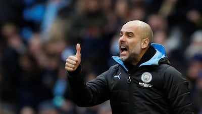 Manchester City manager Pep Guardiola. Reuters