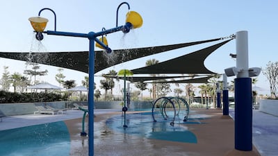 The children's play area at the Address Beach Resort.