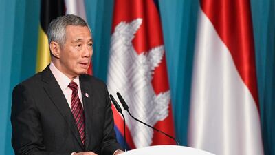 Singapore Prime Minister Lee Hsien Loong. Roslan Rahman / AFP