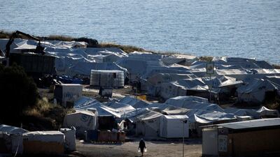 Rights groups say the Greek camps lack proper facilities. Reuters