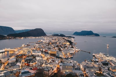 There is a stop in Alesund, regarded as one of the most beautiful towns in Norway. Photo: Samuel Han / Unsplash