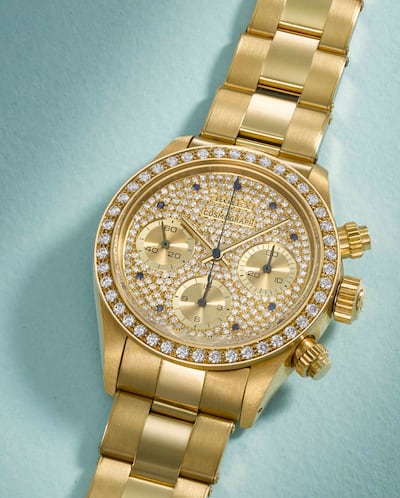 A rare Rolex Daytona ‘Jack of Diamonds’ edition was expected to sell for between $884,000 and $1.5 million. Photo: Christie's