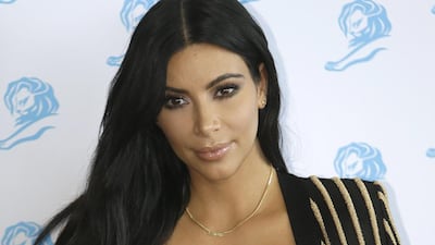 Kim Kardashian. AP Photo / Lionel Cironneau