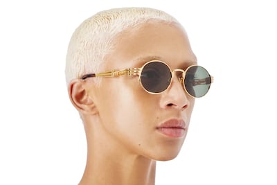 The limited edition Karim Benzema X Jean Paul Gaultier sunglasses. Photo: Jean Paul Gaultier