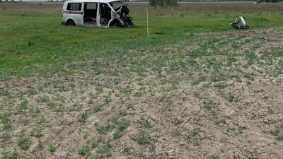 Anti-tank mines have been buried 10 to 20 centimetres under roads, with only the detonator tip in view.