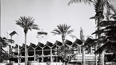Al Bateen Airport was used by the public during the 1970s and partly the 1980s. Archive Abu Dhabi Photos Black and White Courtesy Al Ittihad