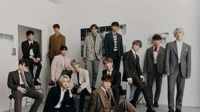 K-pop boy band Seventeen were set to return to Dubai as part of the 'Music Bank' world tour. Courtesy Pledis Entertainment