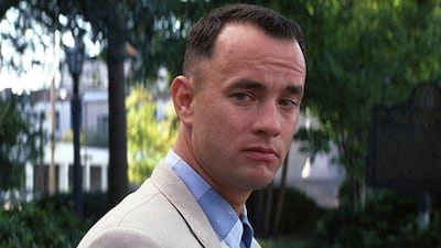 Tom Hanks as Forrest Gump. Courtesy Paramount Pictures