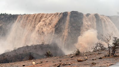 General view after Cyclone Mekunu in Salalah, Oman May 26, 2018. Oman News Agency