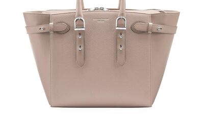 Marylebone Midi tote by Aspinal of London, Dh5,900. Courtesy Aspinal of London