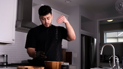 Syrian-American cook Ahmad Alzahabi is the founder of The Golden Balance blog. Photo: The Golden Balance