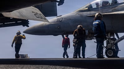 The US launched fresh strikes on Iran during the weekend. AFP