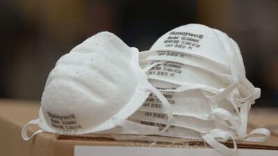 The N95 mask filters out 94 per cent of airborne particles, while the FFP3 has been said to filter out a minimum of 99 per cent. Courtesy Honeywell