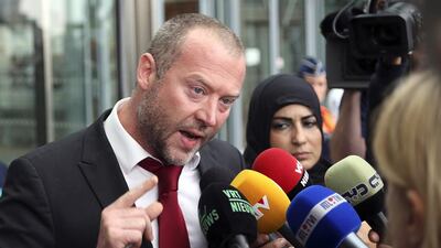 Dimitri Bontinck is known as the Jihadi Hunter for his missions into Syria to bring back radicalised youths, including Jejoen. Yves Herman / Reuters