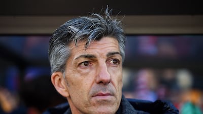 Real Sociedad manager Imanol Alguacil. Getty