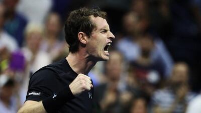 Andy Murray produced a clinical display against Grigor Dimitrov to reach the US Open quarter-finals. Al Bello / Getty Images