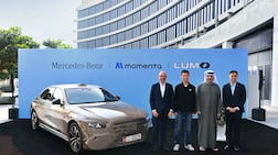 The Mercedes-Benz robotaxi is to be launched next year under a partnership with Lumo and Momenta. Photo: Wam