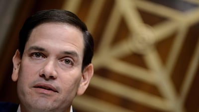 US Senator Marco Rubio sponsored legislation to punish China's actions in Xinjiang. AFP