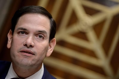 US Senator Marco Rubio is one of several lawmakers concerned about unidentified flying objects reported in US territory. AFP