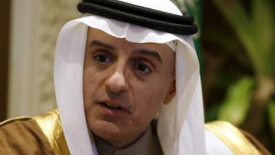 Saudi Arabia’s foreign minister Adel Al Jubeir said on Tuesday that regional tensions would not affect talks aimed at ending Syria’s war, in an apparent reference to Riyadh’s severing of ties with Iran. Faisal Al Nasser / Reuters