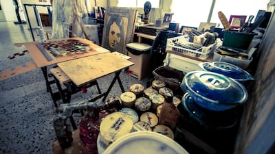 Tashkeel’s fine arts studio, as seen in 2008. Courtesy Tashkeel