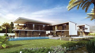 The villas will vary in size from 7,900 square feet to 16,767 square feet. Courtesy Damac