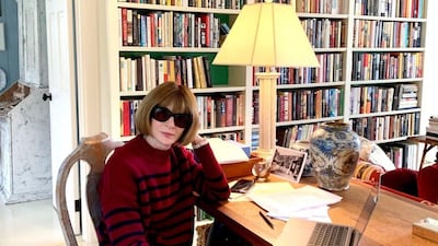 Anna Wintour has caused a stir by wearing sweatpants. Instagram / Vogue Magazine