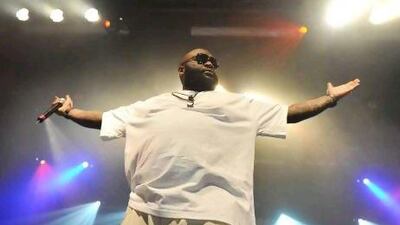 The rapper Rick Ross's Dubai show has been cancelled. AFP