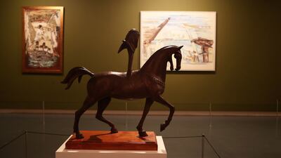 Arabian Horseman by Sami Mohammed (1989). Pawan Singh / The National