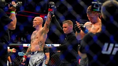 Anthony Smith after defeating Jimmy Crute. USA Today
