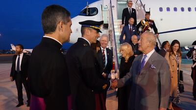 The monarch and his wife are on a state visit to the Holy See. PA