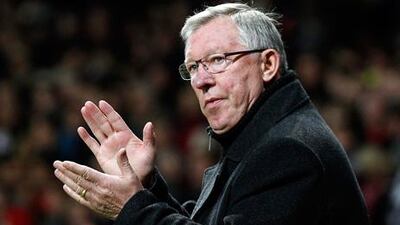 Manchester United manager Sir Alex Ferguson