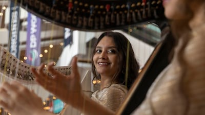 Live entertainment greets racegoers as they arrive at Meydan Racecourse