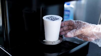 A latte art printer cuts down on time - and the skill needed - to decorate coffee foam