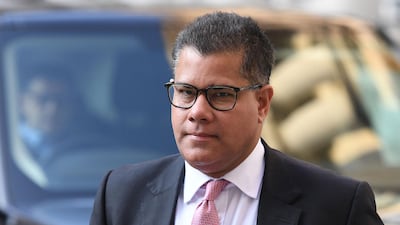 Alok Sharma is president of November's Cop26 key climate change talks. AFP