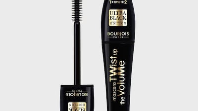 Paris mascara Ultra Black; Dh216 (down from Dh415); Bourjois on Noon. Photo: Noon