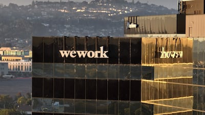 WeWork aimed to revolutionise the office market by taking long leases on large properties and renting the space to multiple smaller businesses. AFP