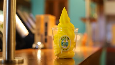 Barrad, a lemon-flavored slushy drink beloved of Gazans. Photo: Khalid Al Sabi