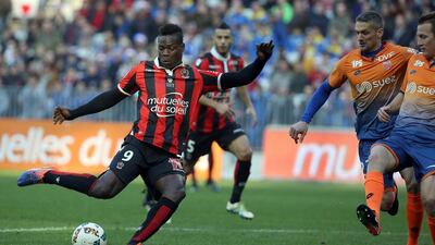 Mario Balotelli has been revitalised since joining Nice, helping the club to top the league table at the time of the winter break. Eric Gaillard / Reuters