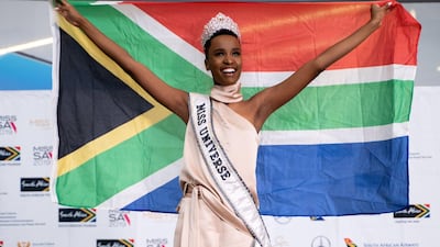 Zozibini Tunzi enjoys a hero's welcome in South Africa after being crowned Miss Universe 2019. Miss Universe / Twitter