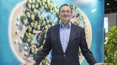 Josef Kleindienst believes his project can prosper even in a weakening property market because he is selling holiday homes rather than end user units. Antonie Robertson / The National