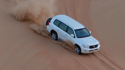 If you do get stuck in the dunes, stay with the car and wait for help. Mona Al-Marzooqi / The National