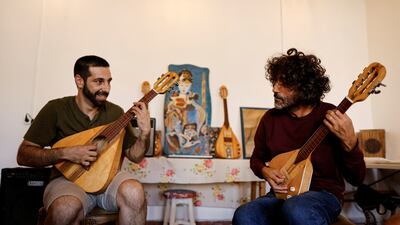 'It is something new that shows a promising future for music,' Safadi said. Omari, who is originally from the city of Jenin in the West Bank, built the instrument in 2017 and had it patented only last month. He says it will soon be available on the market.