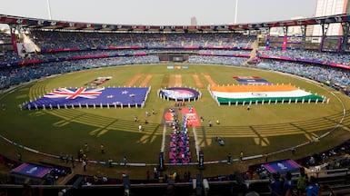 The Wankhede Stadium, which hosts all major men's international matches in Mumbai, has a capacity of just 33,000. Getty Images