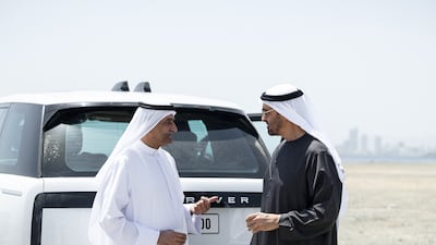 The leaders also discussed national issues and the development of the UAE