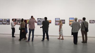 This image is of the opening of the Vantage Point 2 exhibition in Sharjah in September 2014. For your chance to be part of this year’s show, see the related story. (Courtesy: Sharjah Art Foundation)