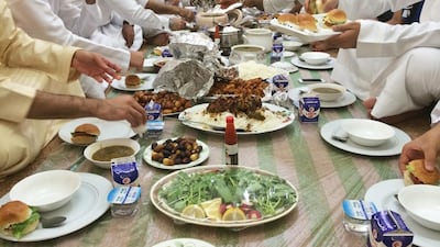 Day 6 — ‘Every Friday during Ramadan, we gather at my Grandmother’s house where my family members bring food they’ve prepared. All of us sit on the floor and we share Iftar together.’ Ammar Al Attar for The National