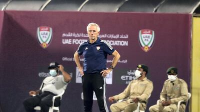 UAE manager Bert van Marwijk. Chris Whiteoak / The National